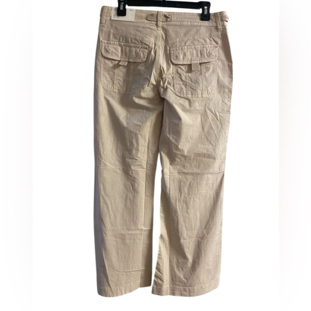 American Eagle Outfitters Cream low rise flare Pants 28W NWT - Picture 2 of 8